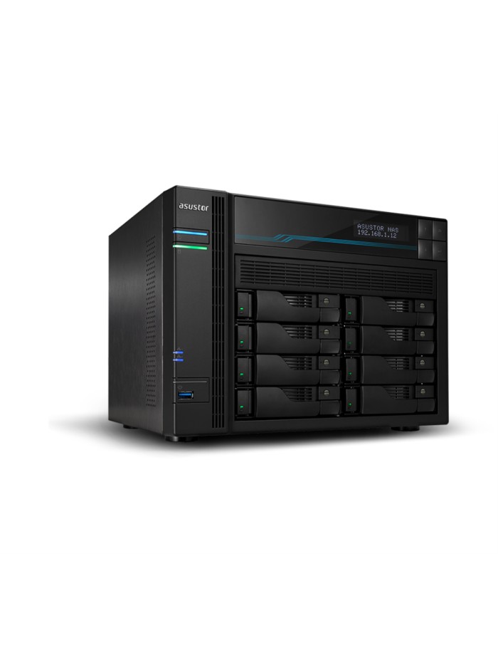 Servidor nas asustor tower 8 bay quad - core 8gb ddr4 10 gbe x 2 2.5 gbe x 2 usb 3.2 Servidor nas asustor tower 8 bay quad - core 8gb ddr4 10 gbe x 2 2.5 gbe x 2 usb 3.2