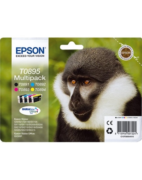 Multipack cartucho tinta epson s20 - sx105 - sx205 - 405 multicolor
