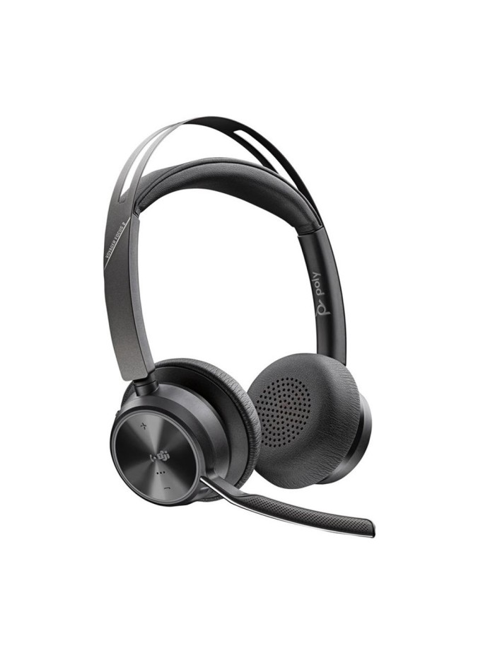 Auriculares poly voyager focus 2 usb - c - c con certificación microsoft teams + adaptador usb - c - a + base de carga Auriculares poly voyager focus 2 usb - c - c con certificación microsoft teams + adaptador usb - c - a + base de carga