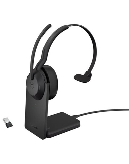 Auriculares jabra evolve2 55 ms inalambrico negro