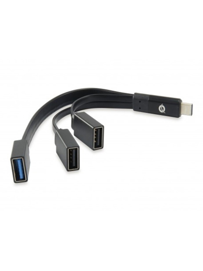 Hub usb tipo c conceptronic hubbies01b 1 x usb 3.0 - 2 x usb 2.0 Hub usb tipo c conceptronic hubbies01b 1 x usb 3.0 - 2 x usb 2.0