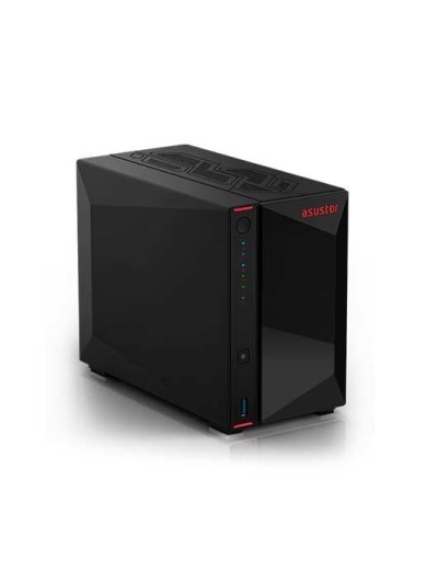 Servidor nas asustor as5402 2 bay nas 4gb ram 2.5g 2 xsata3 6gb s 3.5 2.5 hdd ssd