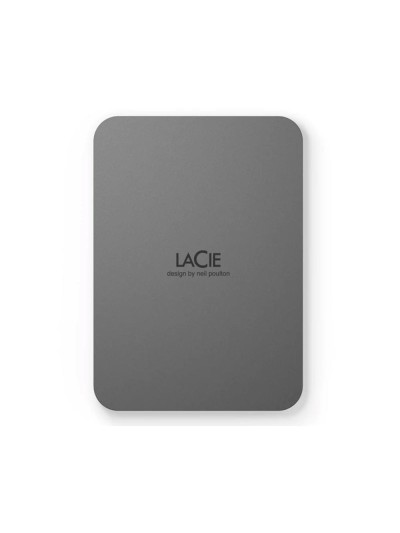 Disco duro externo lacie mobile secure 4tb 2.5 pulgadas usb tipo c gris