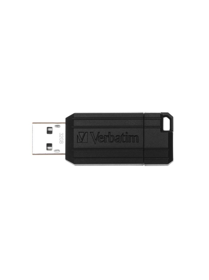 Memoria usb 2.0 verbatim pinstripe 32gb negro Memoria usb 2.0 verbatim pinstripe 32gb negro