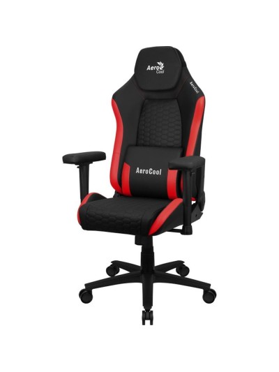 Silla gaming aerocool crown negra - roja
