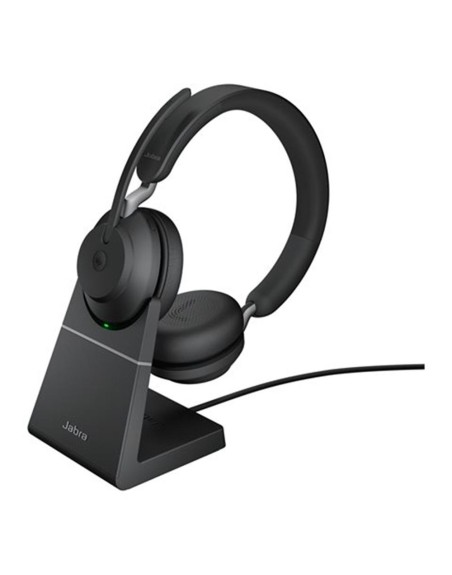 Auriculares jabra evolve2 65 ms stereo inalambrico negro