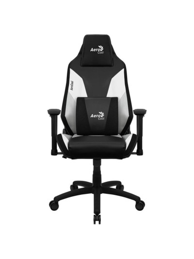 Silla gaming aerocool admiral negra - blanca