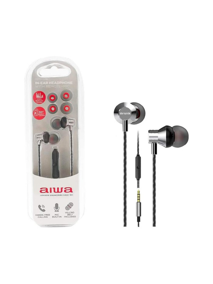 Auriculares aiwa estm - 50 plata Auriculares aiwa estm - 50 plata