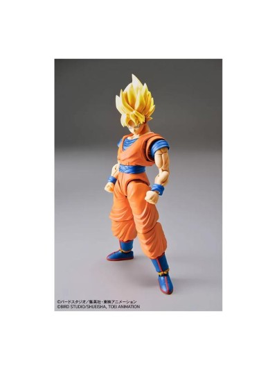 Maqueta figure - rise standard super saiyan son goku pkg renewal re - run