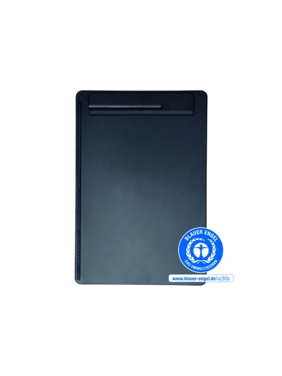 Portanotas maul go din a4 plastico reciclado con pinza color negro