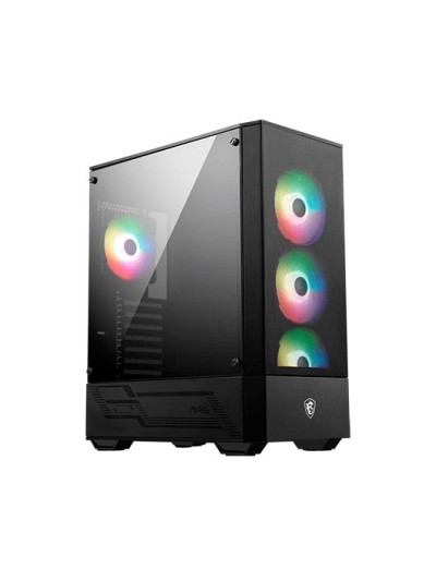 Caja ordenador gaming msi mag forge 112r atx 4 x 120mm 2 x usb 3.2 argb