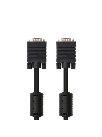 Cable nanocable con ferrita svga hdb15 - m - hdb15 - m nanocable 10m - macho a macho