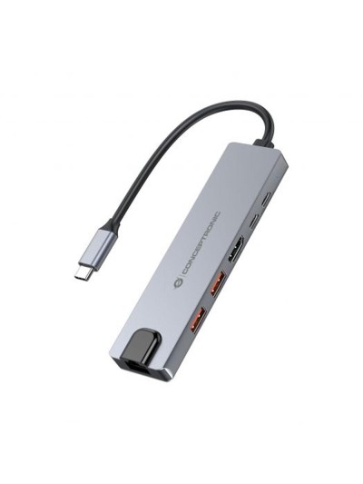 Docking station conceptronic donn29g usb tipo c 6 en 1
