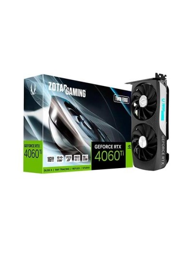 Tarjeta grafica zotac rtx 4060ti 16gb twin edge gddr6