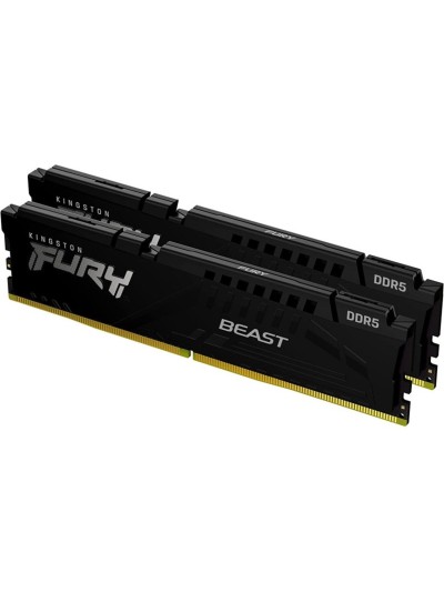 Memoria ram ddr5 16gb 2 x 8gb kingston - 5600 mhz - pc5 - 44800 - fury beast - cl36 - 1.25v - am5