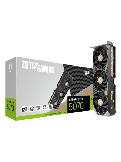 Tarjeta grafica zotac rtx 5070 solid 12gb gddr7
