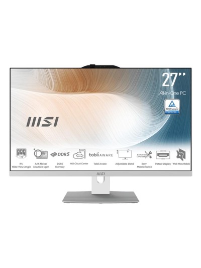 Ordenador all in one msi am272p - 1053es i7 - 150u 16gb ssd 512gb 27 pulgadas