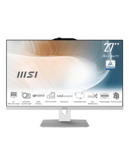 Ordenador all in one msi am272p - 1053es i7 - 150u 16gb ssd 512gb 27 pulgadas