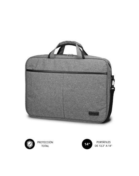 Maletin subblim elite para portatil 13.3 pulgadas - 14 pulgadas gris