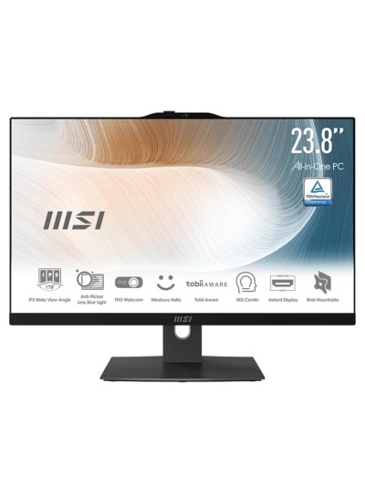 Ordenador all in one msi am242tp - 1264 i5 - 1235u 16gb ssd 512gb 23.8 pulgadas