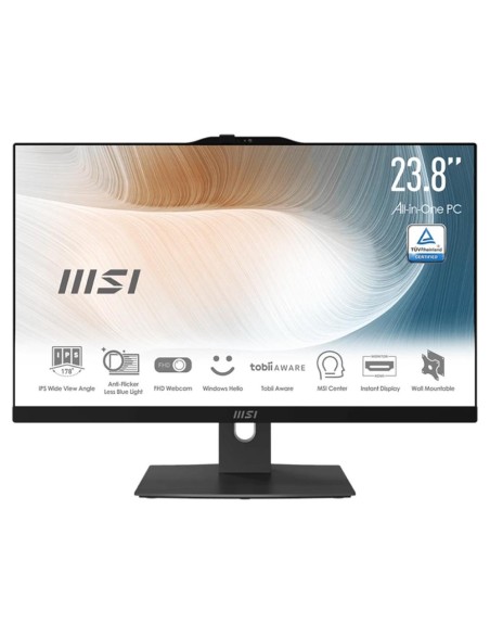Ordenador all in one msi am242tp - 1264 i5 - 1235u 16gb ssd 512gb 23.8 pulgadas