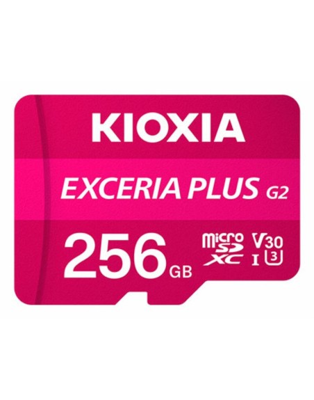 Tarjeta micro sd kioxia 256gb exceria plus g2 w - adaptador