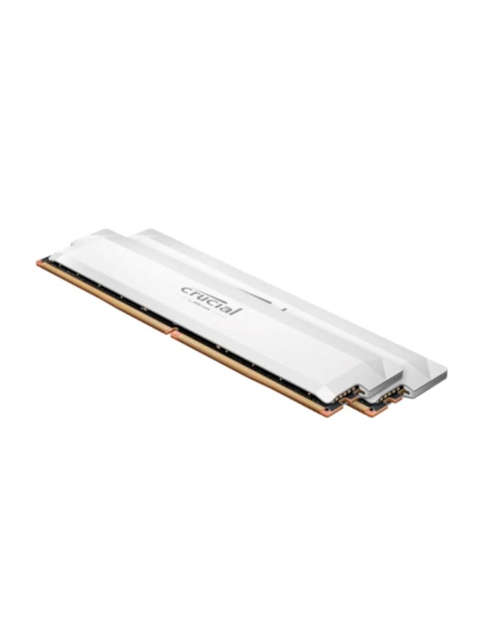 Memoria ram ddr5 32gb 2x16gb crucial pro white - udimm - 6000 mhz - pce 48000 - 1.35v Memoria ram ddr5 32gb 2x16gb crucial pro white - udimm - 6000 mhz - pce 48000 - 1.35v