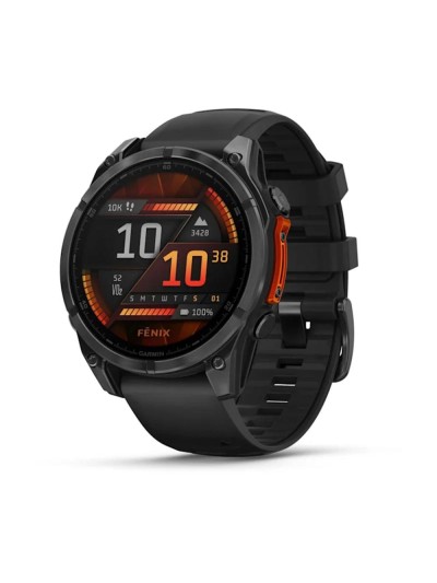Smartwatch garmin fenix 8 amoled 47mm acero negro