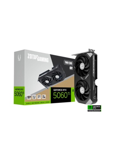 Tarjeta grafica zotac rtx 5060ti 16gb twin edge oc gddr7