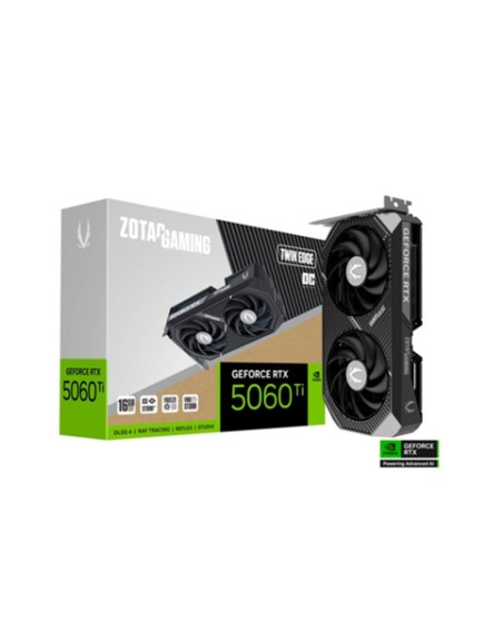 Tarjeta grafica zotac rtx 5060ti 16gb twin edge oc gddr7
