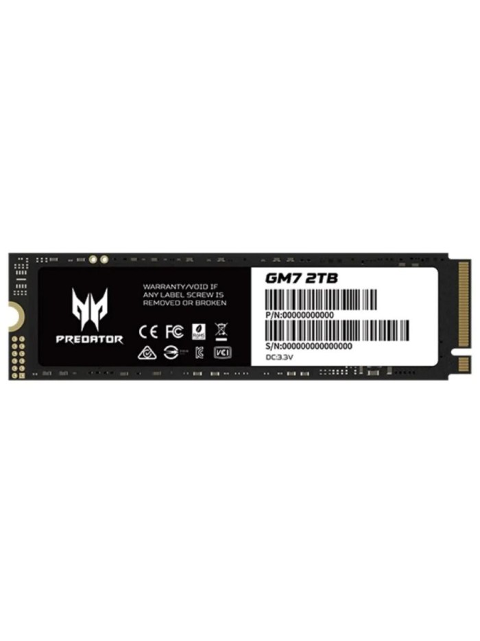 Disco duro interno ssd acer predator gm7 2tb m.2 pcie Disco duro interno ssd acer predator gm7 2tb m.2 pcie