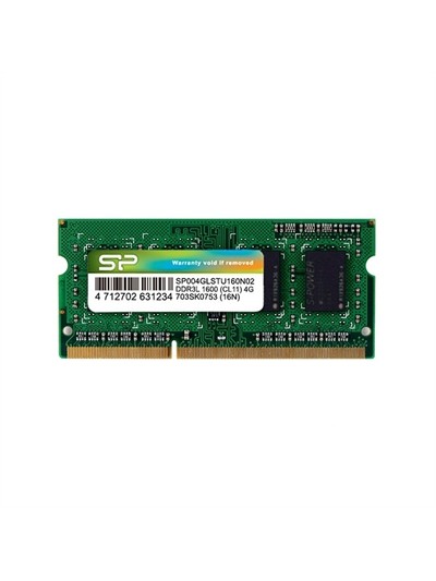 Memoria ram ddr3l 4gb silicon power sodimm 1600 mhz.
