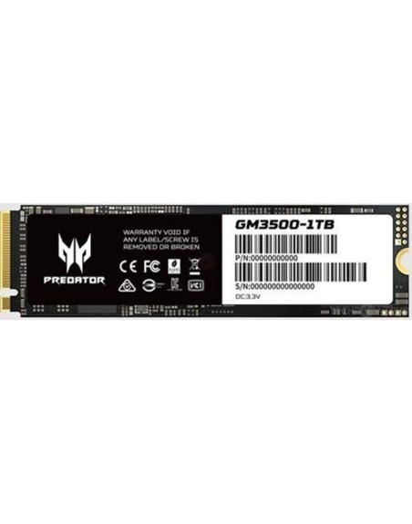 Disco duro interno ssd acer predator gm3500 1tb m.2 pcie