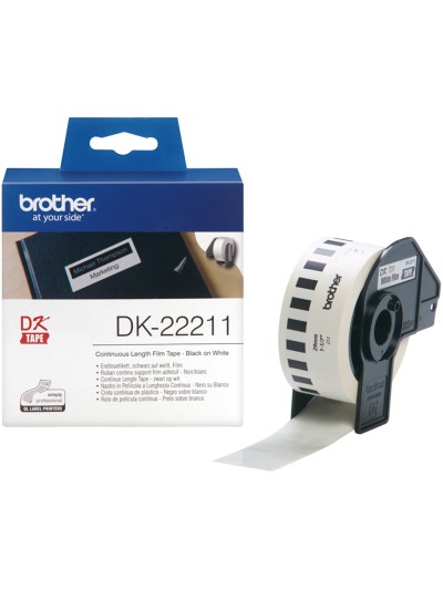 Etiquetas cinta continua brother blanca dk22211 29mm