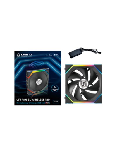 Ventilador de caja lian li uni fan sl inalambrico 120mm negro