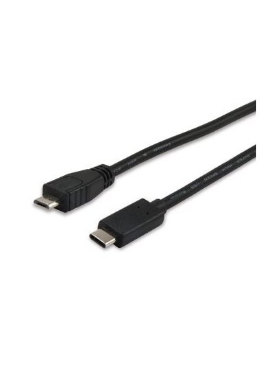 Cable equip usb - c a usb micro b macho 1m 12888407