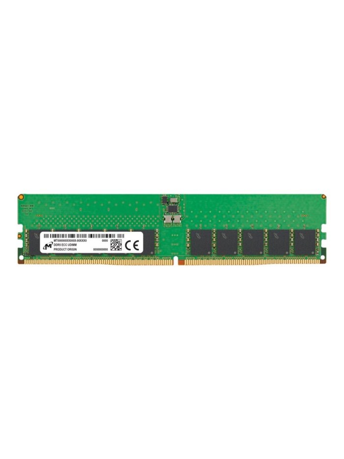 Memoria ram ddr5 32gb micron crucial - dimm - 4800 mhz - pc5 38400 - cl40 ecc registrada Memoria ram ddr5 32gb micron crucial - dimm - 4800 mhz - pc5 38400 - cl40 ecc registrada