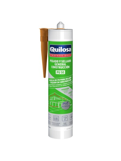Masilla Poliuretano Marrón Cartucho 300 ml.