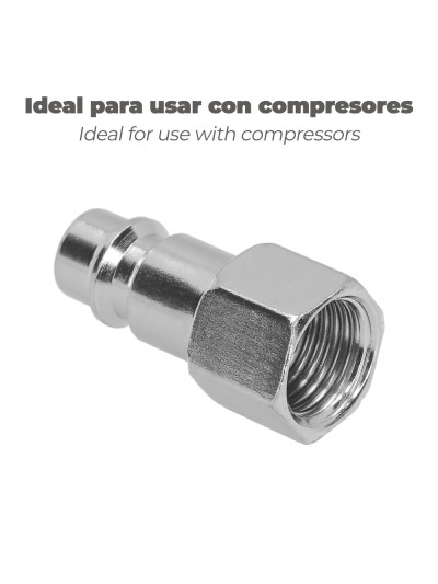 Racor Rapido Hembra 1/4" (Granel)