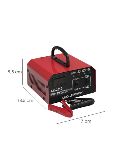 Cargabaterias 6/12V 10-150 Ah Automatico