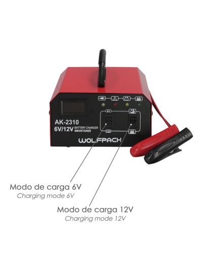 Cargabaterias 6/12V 10-150 Ah Automatico