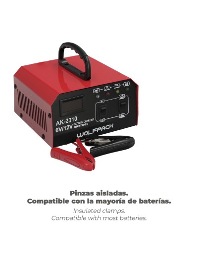 Cargabaterias 6/12V 10-150 Ah Automatico