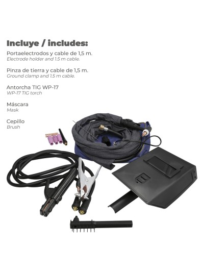 Soldadura Inverter Wolfpack TIG 200 A MMA 160 A