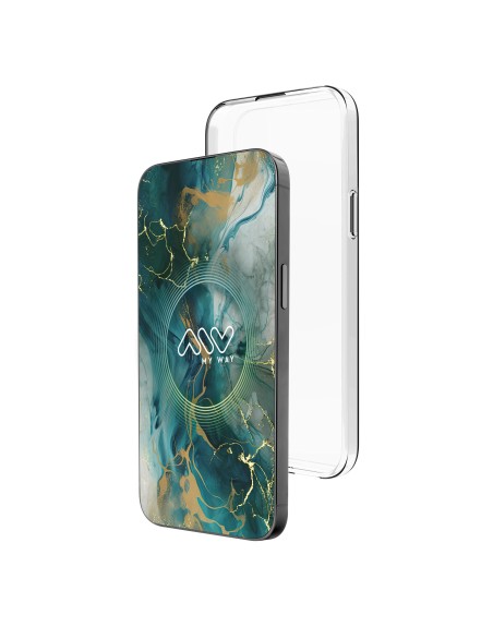 Carcasa myway para apple iphone 16 transparente
