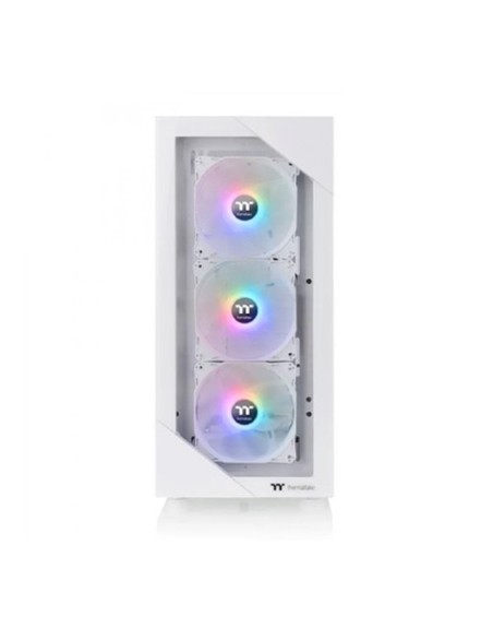 Caja ordenador gaming thermaltake view 200 tg snow atx 2 x usb 3.0 3 x 120mm argb