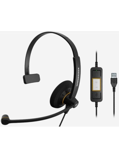 Auriculares micro epos sennheiser sc 30 usb ml cableado - monoaural - cancelación de ruido - voz hd