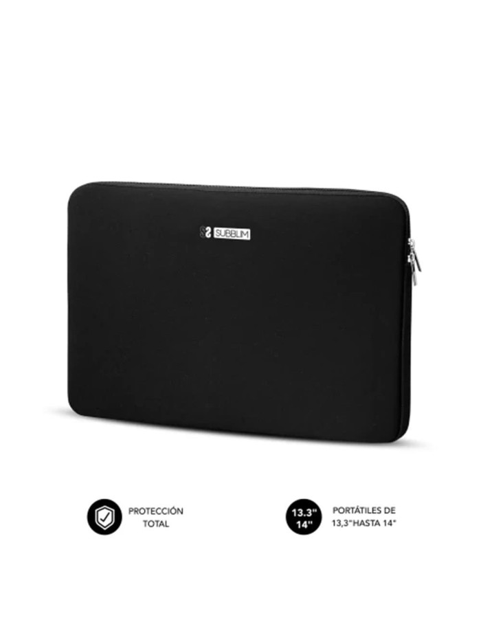 Funda subblim business laptop sleeve neoprene v2 para portatil 15.6 pulgadas negro Funda subblim business laptop sleeve neoprene v2 para portatil 15.6 pulgadas negro