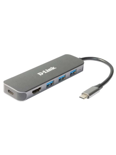 Docking station d - link dub - 2333 usb tipo c 5 en 1
