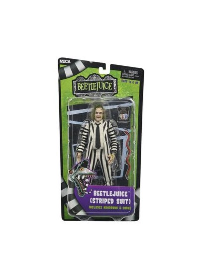 Beetlejuice black and white striped suit scale action fig. 18 cm beetlejuice (1988)