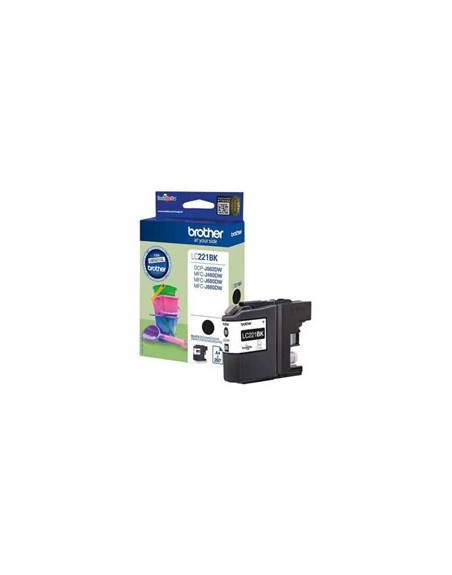 Cartucho tinta brother lc221bk negro 260 paginas dcpj562dw - mfcj480dw - mfcj680dw